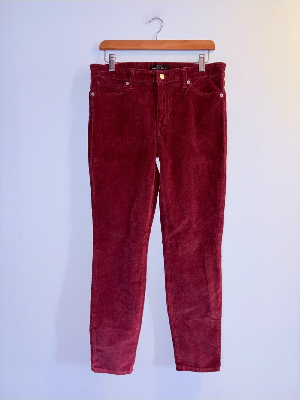 Lucky Brand | Red Corduroy Pants